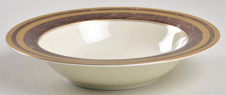 Mahogany Florentine Rim Fruit/Dessert (Sauce) Bowl