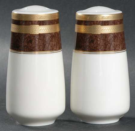 Mahogany Florentine Salt & Pepper Set