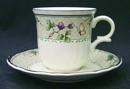 Harvest Classic Flat Cup & Saucer Set