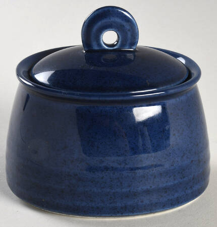 Harbour Blue Sugar Bowl & Lid