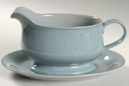 Pacific Blue Gravy Boat & Underplate