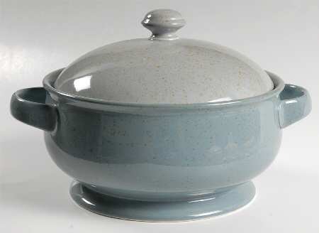 Pacific Blue 2.25 Qt Round Covered Casserole