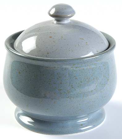 Pacific Blue Sugar Bowl & Lid