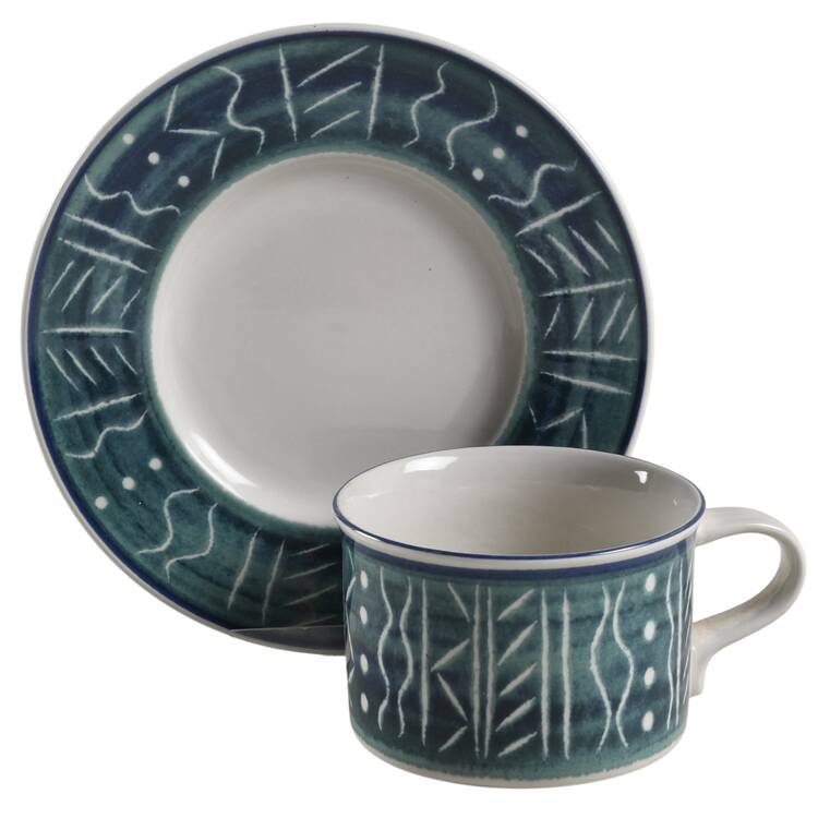 La Paz Flat Cup & Saucer Set