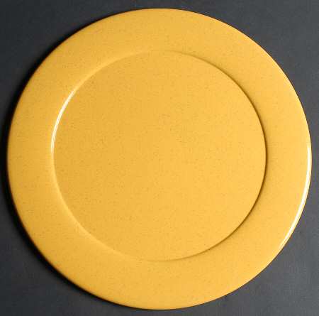 Saffron Melamine Service Plate (Charger)