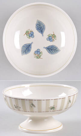Garden Prose Crudite Snack Bowl/Dip Or Sherbet