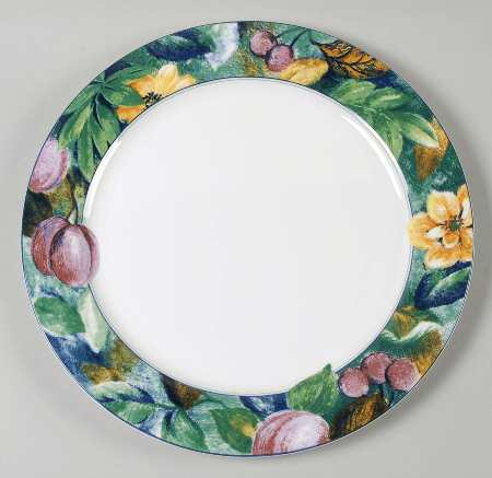 Fruit Collage 12" Chop Plate (Round Platter)