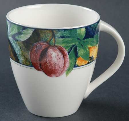 Fruit Collage Flat Cup