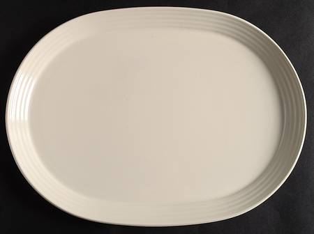 Glacier 15" Oval Serving Platter