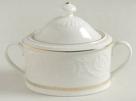 Tuscan Gold Sugar Bowl & Lid