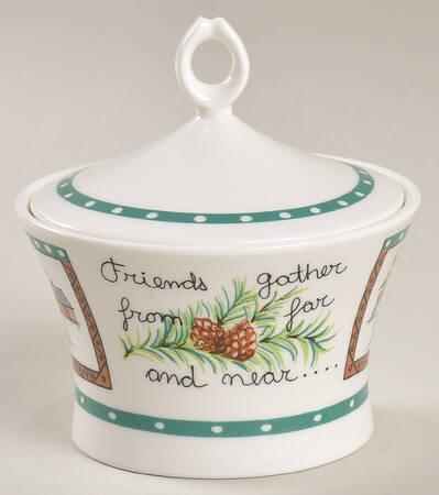 Christmas Wish Sugar Bowl & Lid