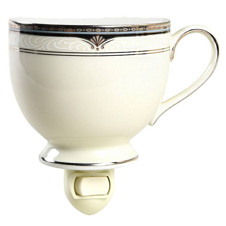 Silver Shells 1 5/8" + cup (H) Night Light/Cup HC