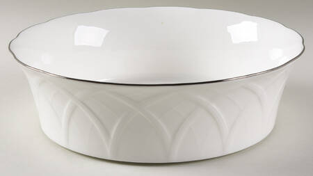 White House Platinum 9" Round Vegetable Bowl
