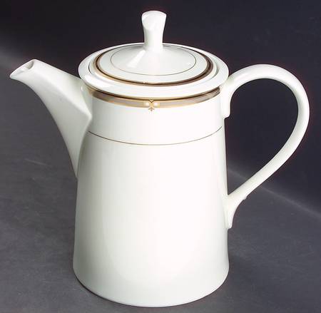 Ebony Circle Coffee Pot & Lid