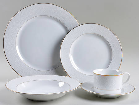 Victorian Lace 5 Piece Place Setting