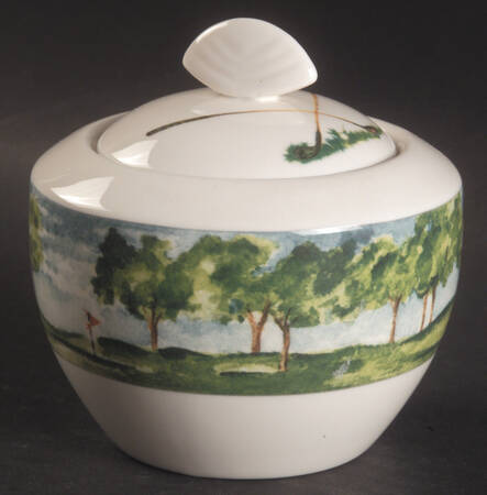 Country Club Sugar Bowl & Lid