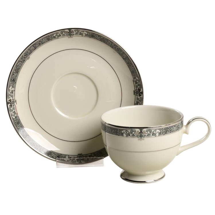Estate Villa Footed Cup & Saucer Set