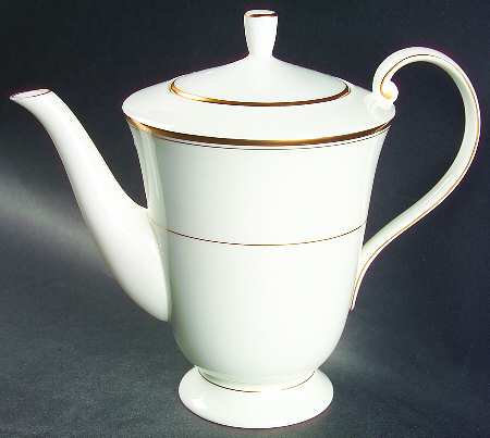 Gothic Gold Coffee Pot & Lid