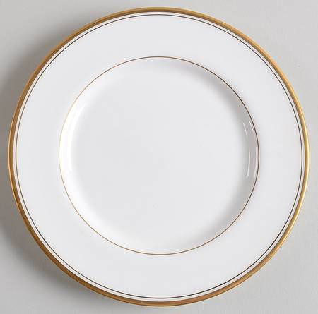Gothic Gold Bread & Butter Plate