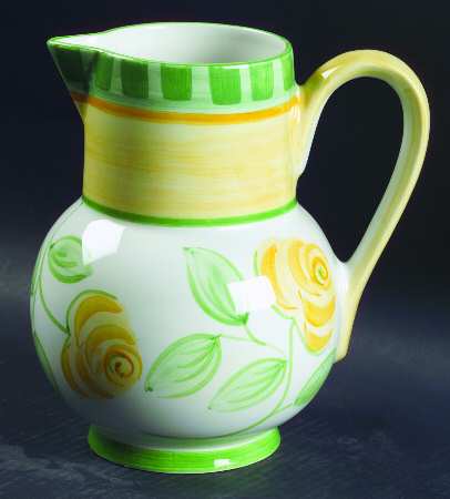 English Rose (Stoneware) 64 Oz Pitcher