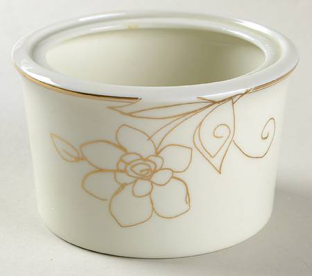 Golden Leaf Sugar Bowl No Lid