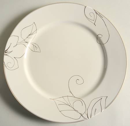 Golden Leaf 12" Chop Plate (Round Platter)