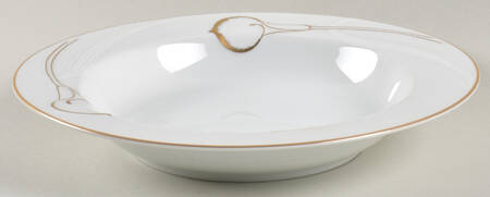 Candlelight Gold Large Rim Soup Bowl