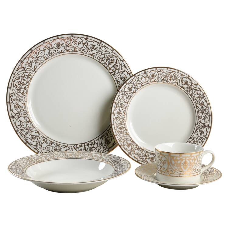 Victorian Gold 5 Piece Place Setting