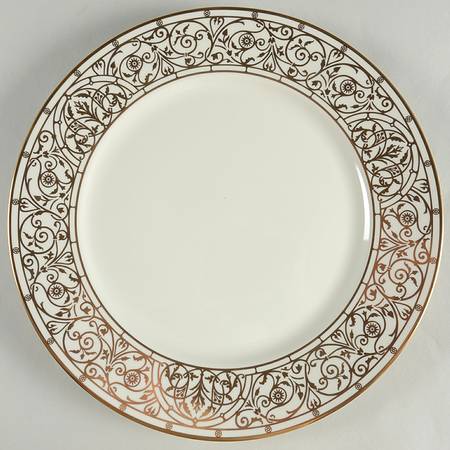 Victorian Gold 12" Chop Plate (Round Platter)