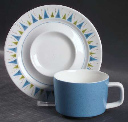 Genie Flat Cup & Saucer Set