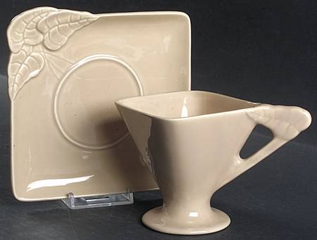 Chatelaine Topaz Footed Cup & Saucer Set