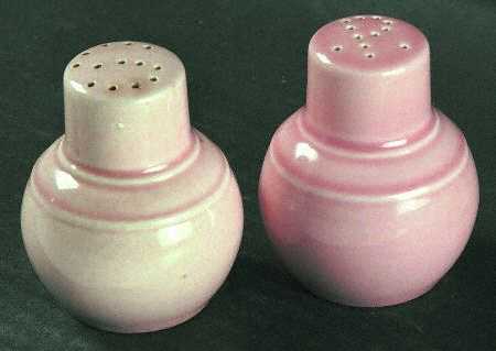 Early California Pink Salt & Pepper Set