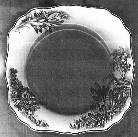 Autumn Crocus Square Bread & Butter Plate