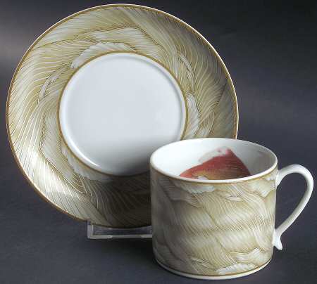 Waterdance Flat Cup & Saucer Set