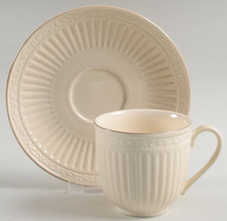 Sand Dune Flat Cup & Saucer Set