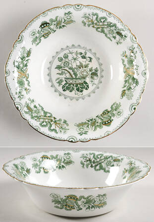 Japan Green 9" Round Vegetable Bowl