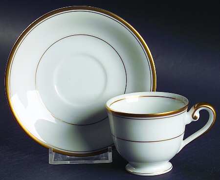 Royalty Footed Demitasse Cup & Saucer Set