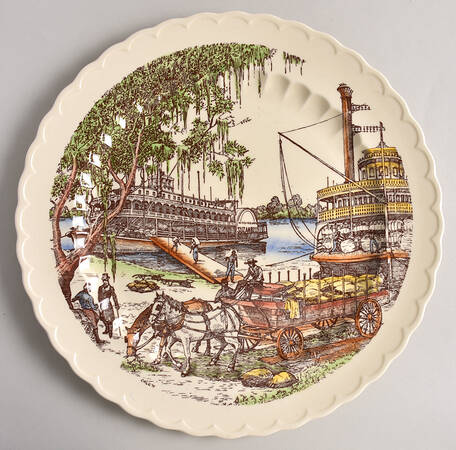 Bits of The Old South 14" Chop Plate (Round Platter)