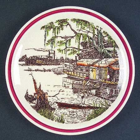 Bits of The Old South Luncheon Plate