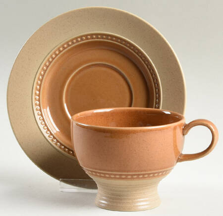 Copper Canyon Footed Cup & Saucer Set