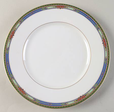 Plaza Court Blue Salad Plate