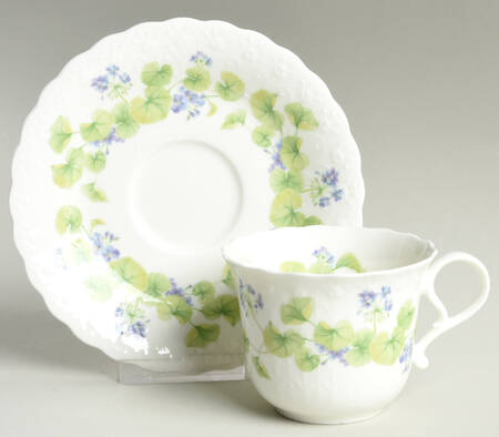 Blossom Circle Flat Cup & Saucer Set