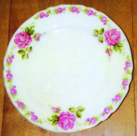 La Belle Rose Salad Plate