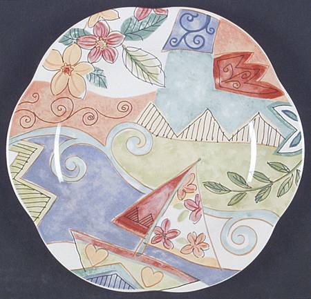 Summer Isle Salad Plate
