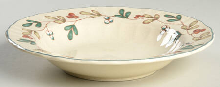 Cottage Flair Large Rim Soup Bowl