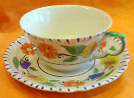 C2412 Footed Cup & Saucer Set