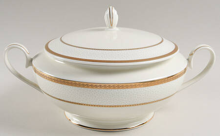 Imperial Flair Gold 1.5 Quart Round Covered Casserole