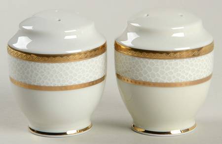Imperial Flair Gold Salt & Pepper Set