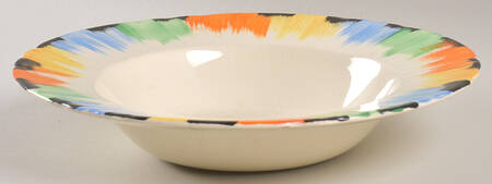 Rainbow Rim Soup Bowl