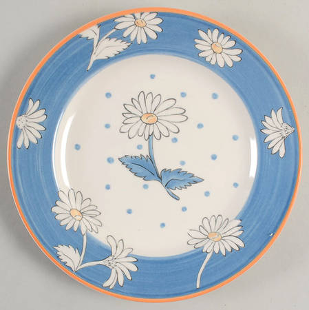 Daisy Chintz Salad Plate